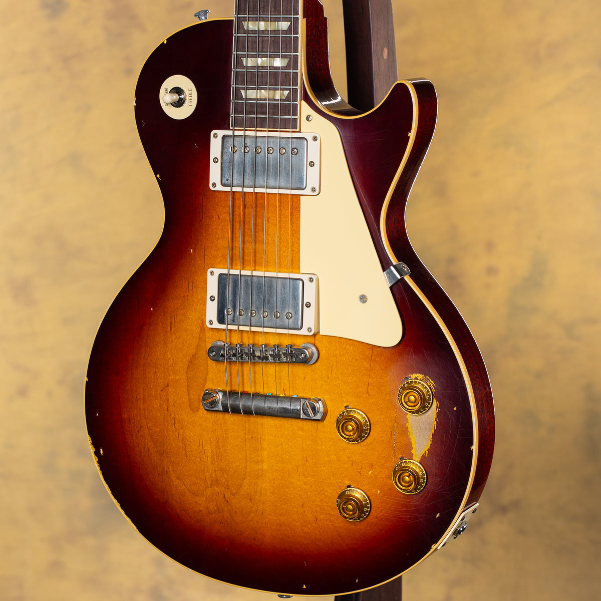 2022 Gibson Custom Shop 1958 Les Paul Standard Reissue Murphy Lab Ultra Light Aged Bourbon Burst Underwood Aged
