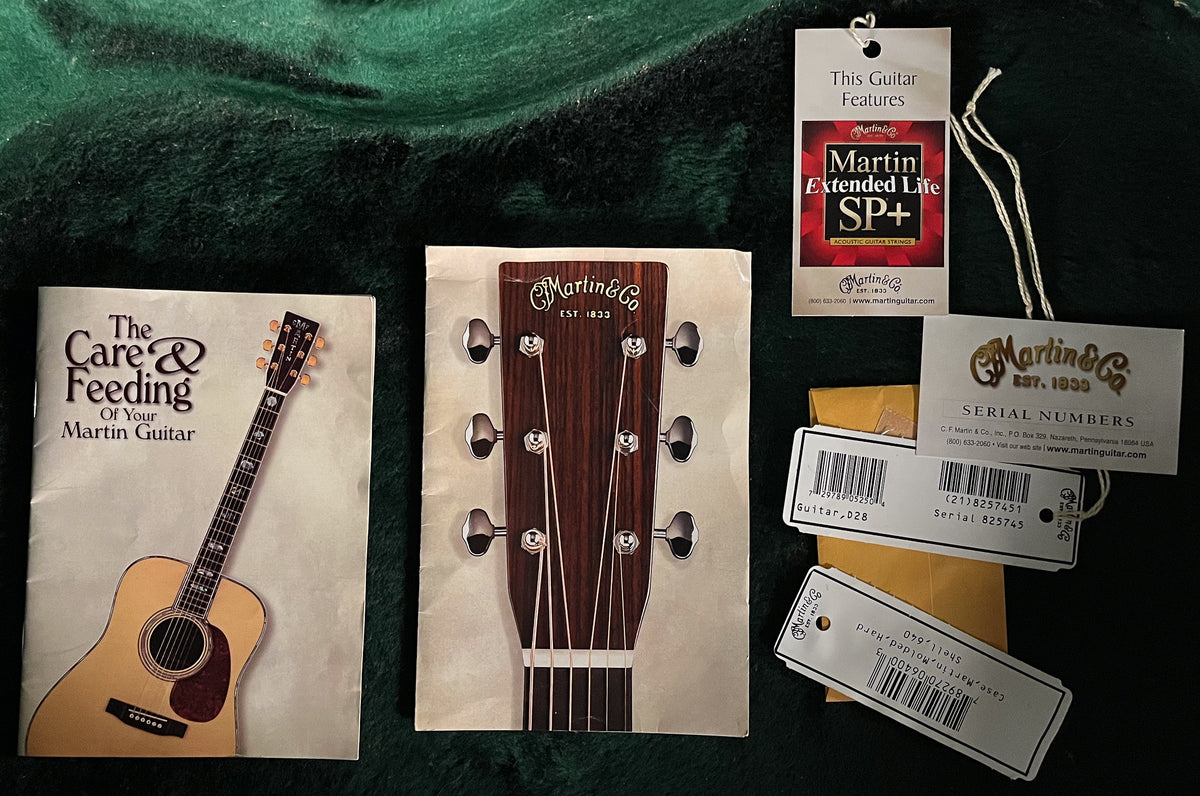 2001 Martin D-28 Acoustic Guitar
