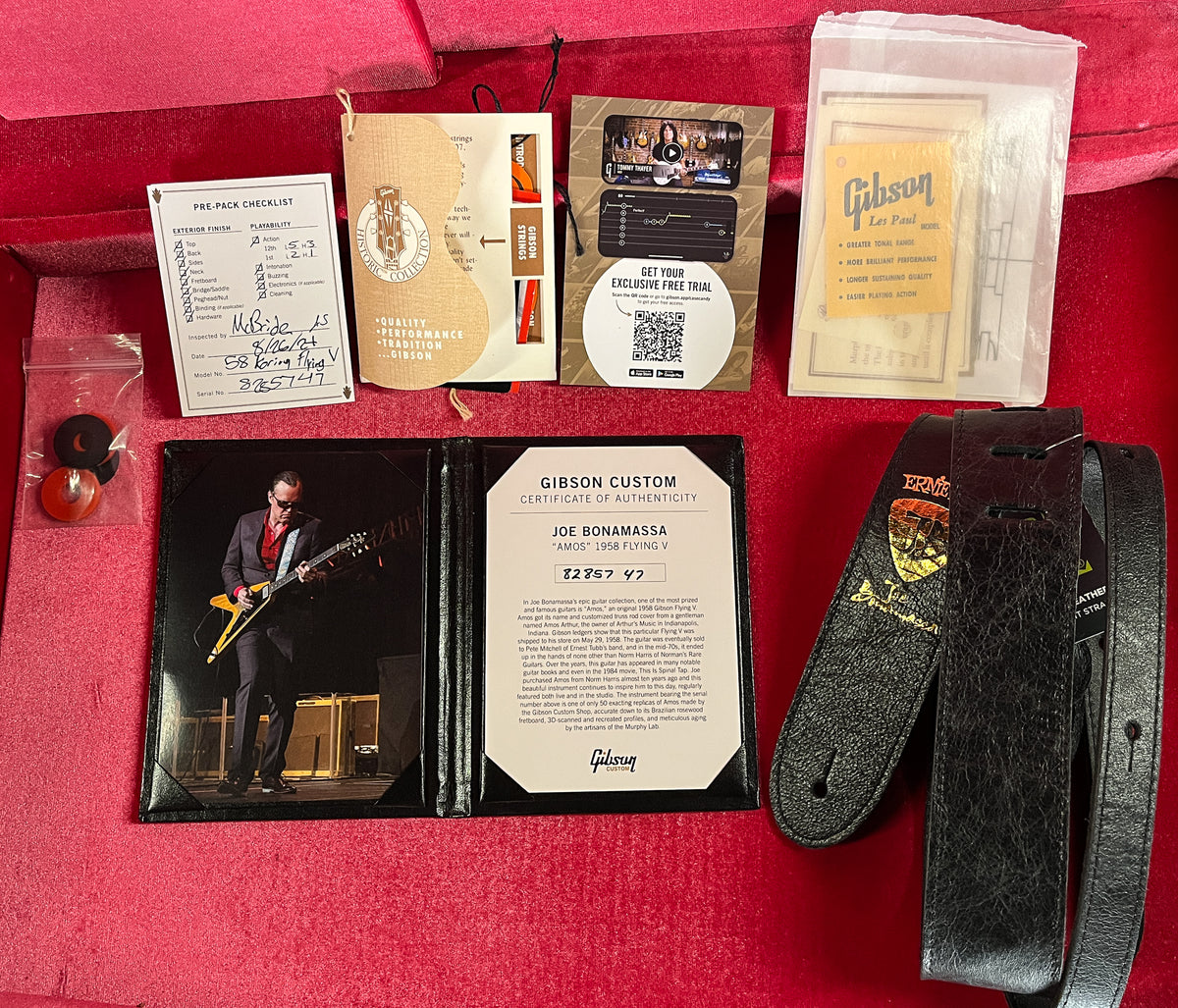 Gibson Joe Bonamassa "Amos" 1958 Flying V Collector’s Edition (747)