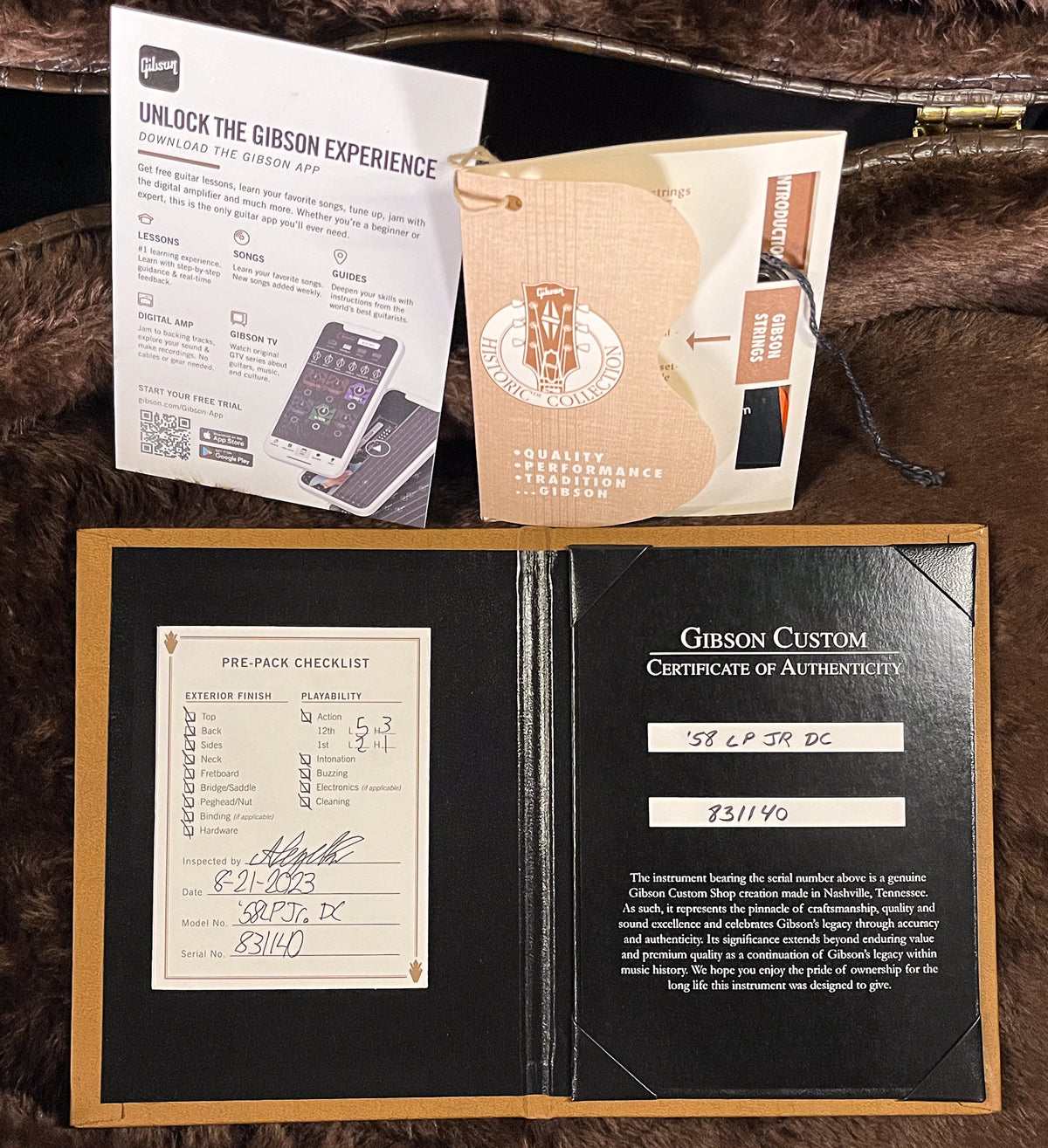 Gibson Custom Shop 1958 Les Paul Junior Double Cut Reissue VOS TV Yellow (140)