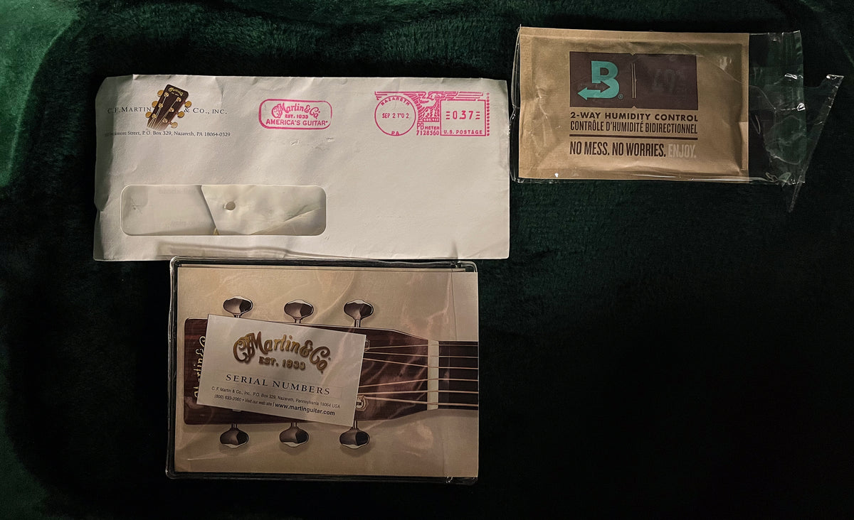 2002 Martin D-28 Acoustic Guitar