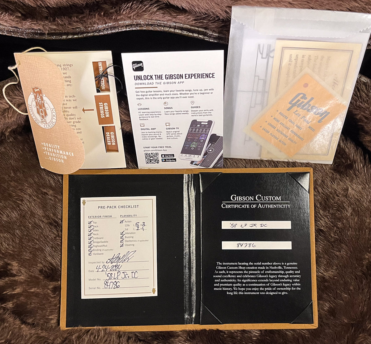 Gibson Custom Shop 1958 Les Paul Junior Double Cut Reissue VOS Cherry Red (786)