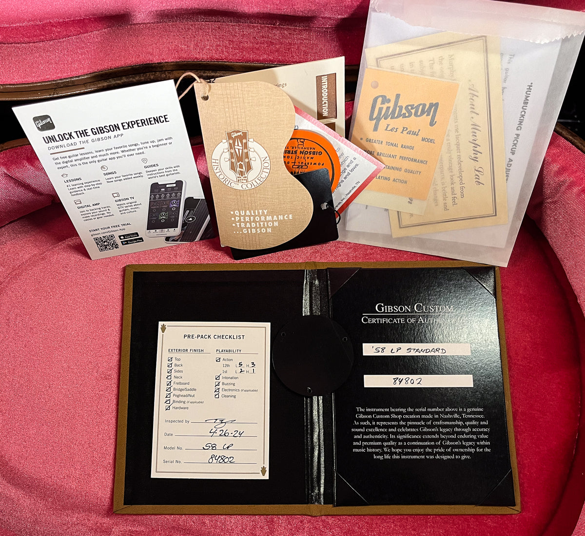 Gibson 1958 Les Paul Standard Reissue VOS Lemon Burst (802)