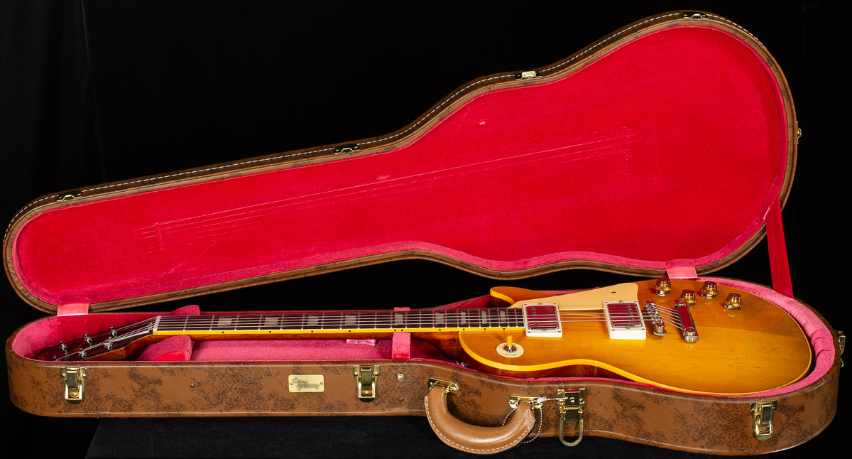 Gibson Custom Shop Willcutt Cavern Collection 1958 Les Paul Standard Reissue VOS Green Lemon Fade Chambered (214)