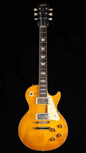 Gibson Custom Shop Willcutt Cavern Collection 1958 Les Paul Standard Reissue VOS Green Lemon Fade Chambered (231)