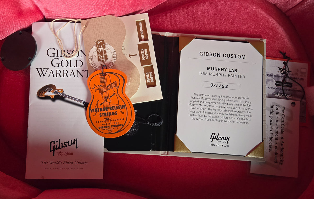 2021 Gibson Custom Shop 1959 Les Paul Standard Green Lemon Fade Murphy Lab Ultra Heavy Aged Tom Murphy Painted