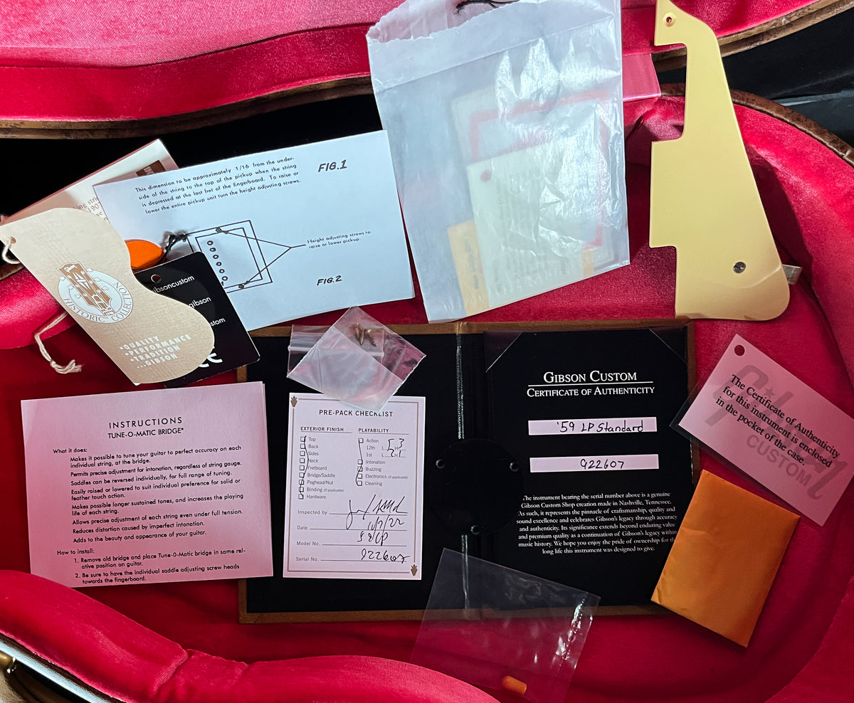 2022 Gibson Custom Shop 1959 Les Paul Standard VOS