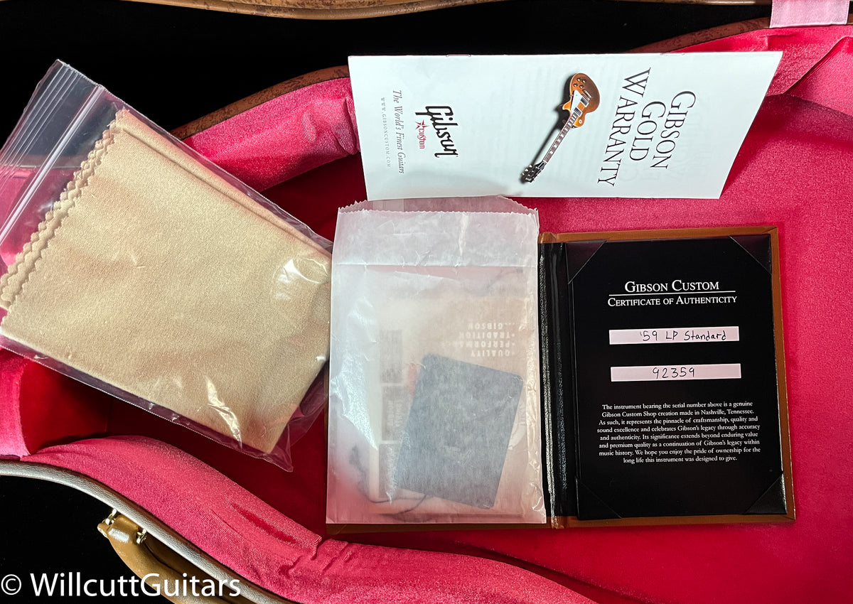 2022 Gibson Custom Shop 1959 Les Paul Standard Reissue Slow Iced Tea Fade VOS