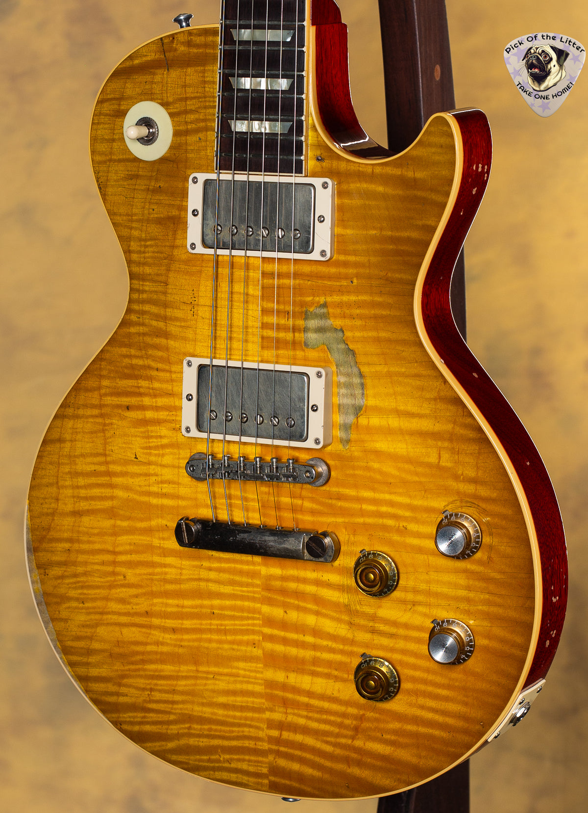2023 Gibson Custom Shop 1959 Les Paul Green Lemon Fade Underwood Aged Peter Green Tribute