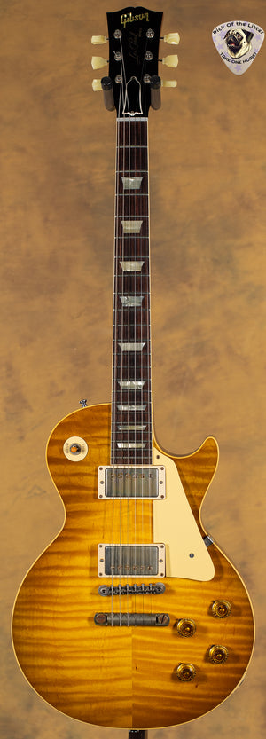 2023 Gibson Custom Shop 1959 Les Paul Reissue Green Lemon Fade Murphy Lab Ultra Light Aged