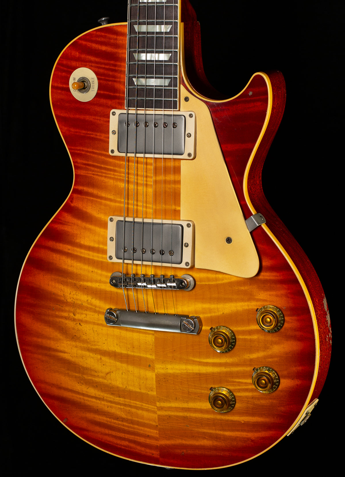 Gibson Custom Shop 1959 Les Paul Standard Brazilian Rosewood Tom's Cherry Murphy Lab Aged (029)