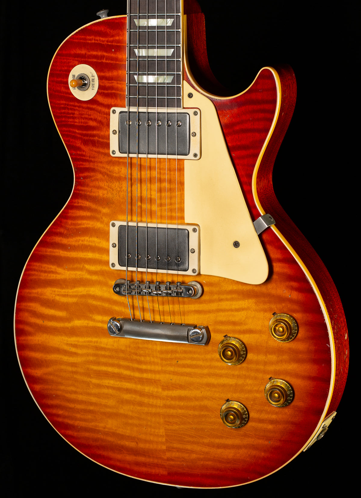 Gibson Custom Shop 1959 Les Paul Standard Brazilian Rosewood Tom's Cherry Murphy Lab Aged (040)
