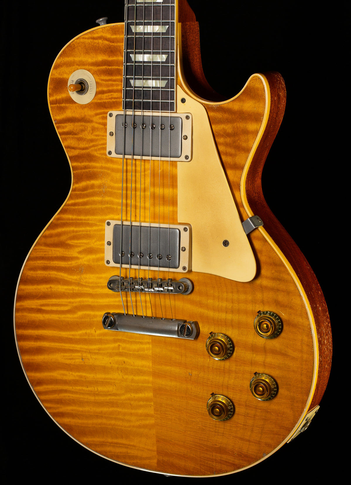 Gibson Custom Shop 1959 Les Paul Standard Brazilian Rosewood Tom&#39;s Lemon Murphy Lab Aged (052)