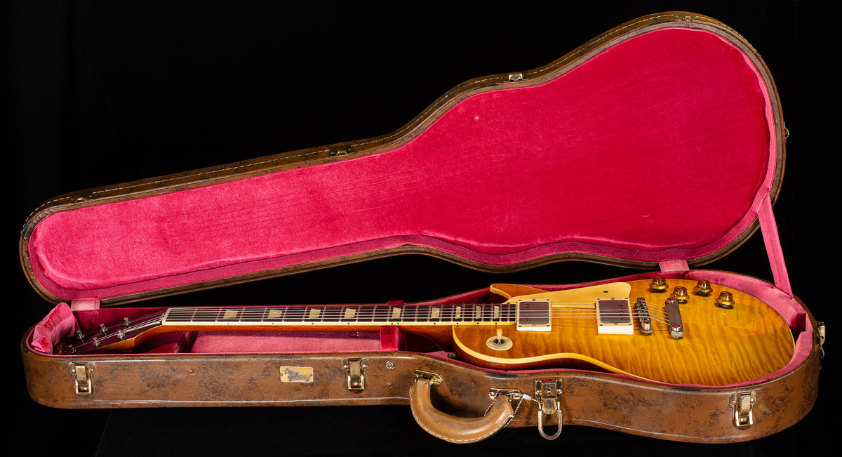 Gibson Custom Shop 1959 Les Paul Standard Brazilian Rosewood Tom&#39;s Lemon Murphy Lab Aged (052)
