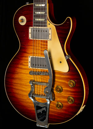 Gibson Custom Shop 1959 Les Paul Standard Brazilian Rosewood Tom's Tri-Burst Bigsby Murphy Lab Aged (058)