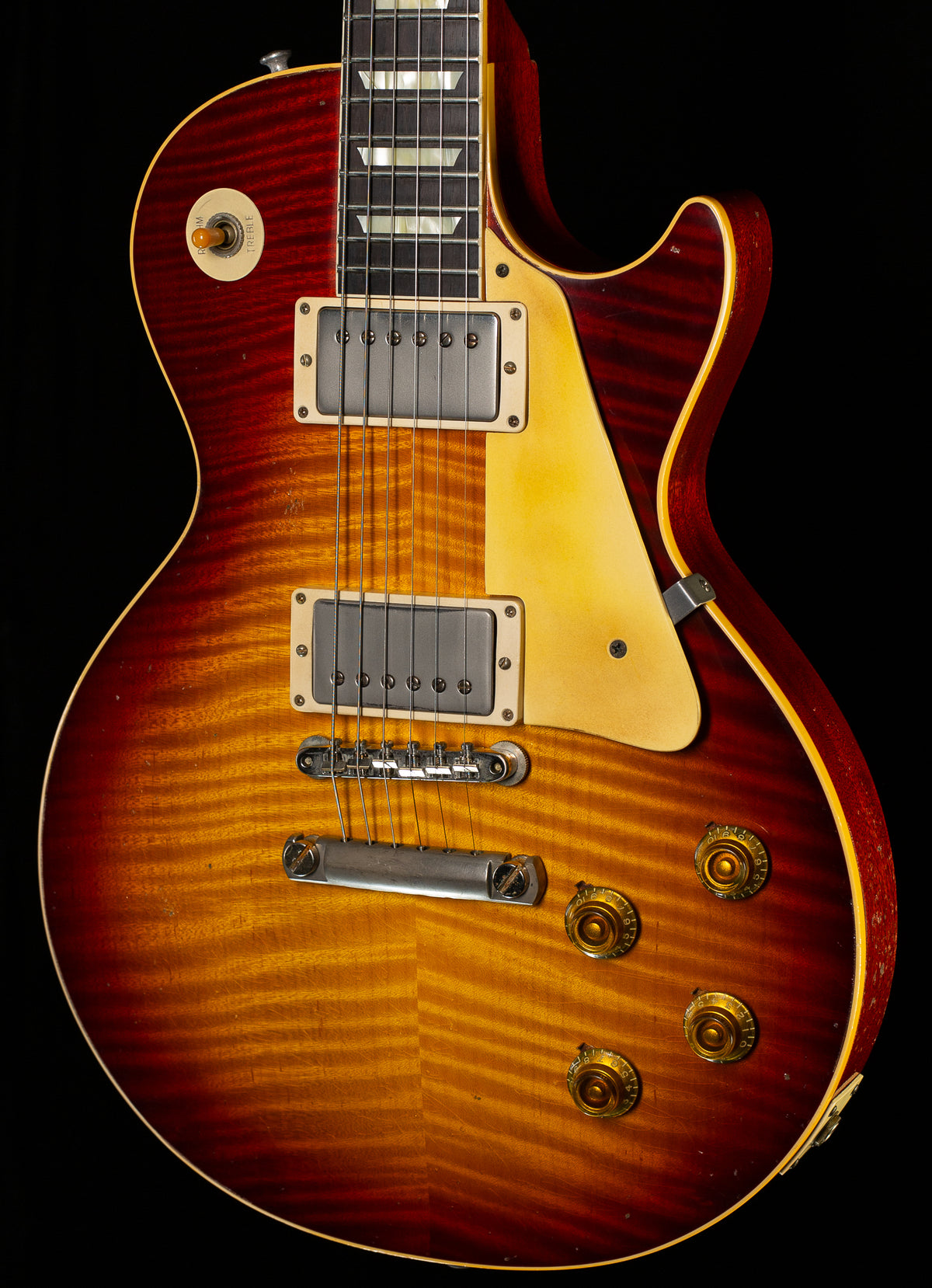 Gibson Custom Shop 1959 Les Paul Standard Brazilian Rosewood Tom's Dark Burst Murphy Lab Aged (061)