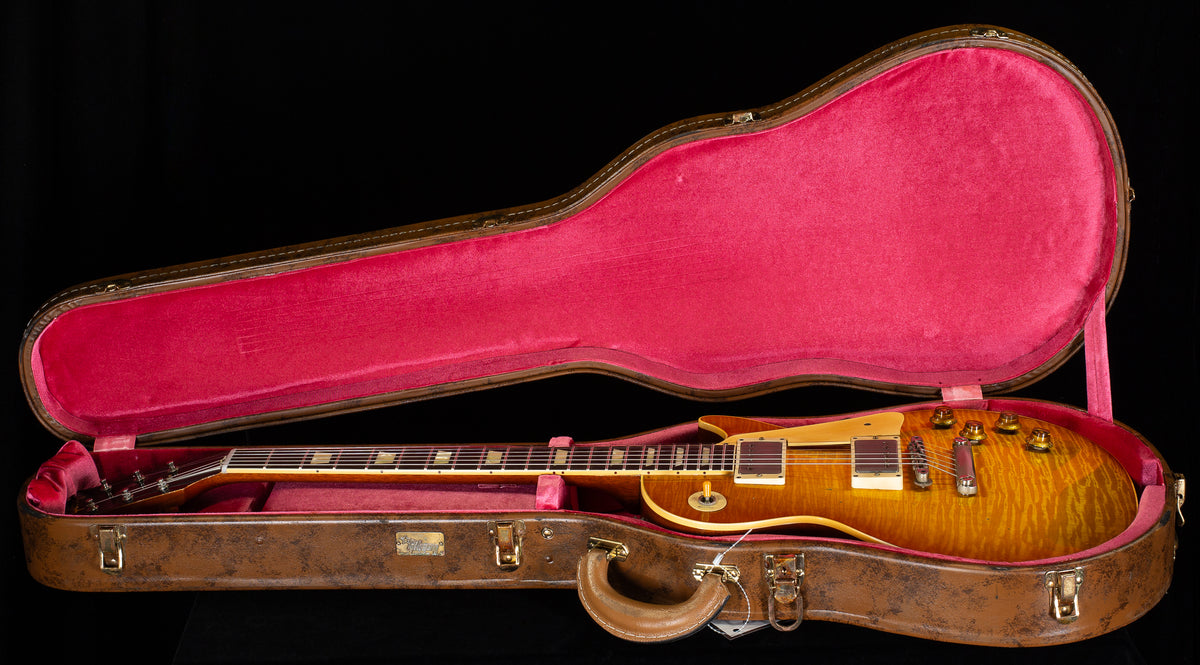 Gibson Custom Shop 1959 Les Paul Standard Brazilian Rosewood Tom's Lemon Murphy Lab Aged (143)