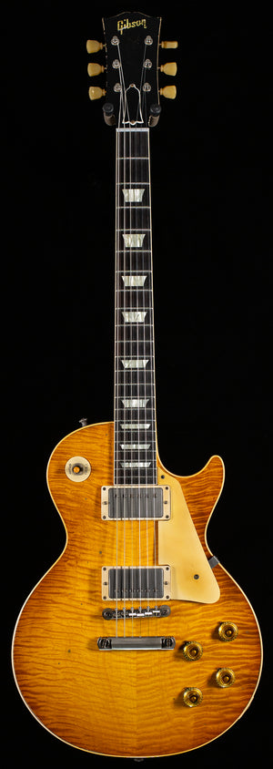 Gibson Custom Shop 1959 Les Paul Standard Brazilian Rosewood Tom's Lemon Murphy Lab Aged(144)
