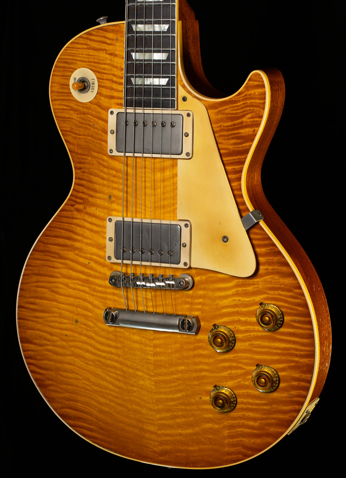 Gibson Custom Shop 1959 Les Paul Standard Brazilian Rosewood Tom's Lemon Murphy Lab Aged(144)