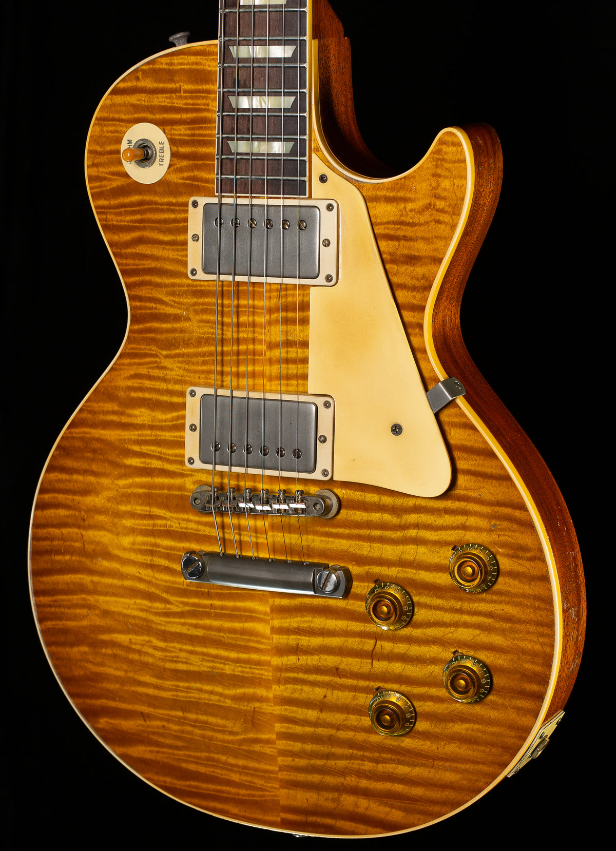 Gibson Custom Shop 1959 Les Paul Standard Brazilian Rosewood Tom's Lemon Murphy Lab Aged(156)