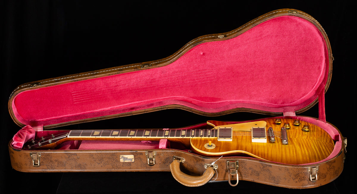 Gibson Custom Shop 1959 Les Paul Standard Brazilian Rosewood Tom's Lemon Murphy Lab Aged (157)