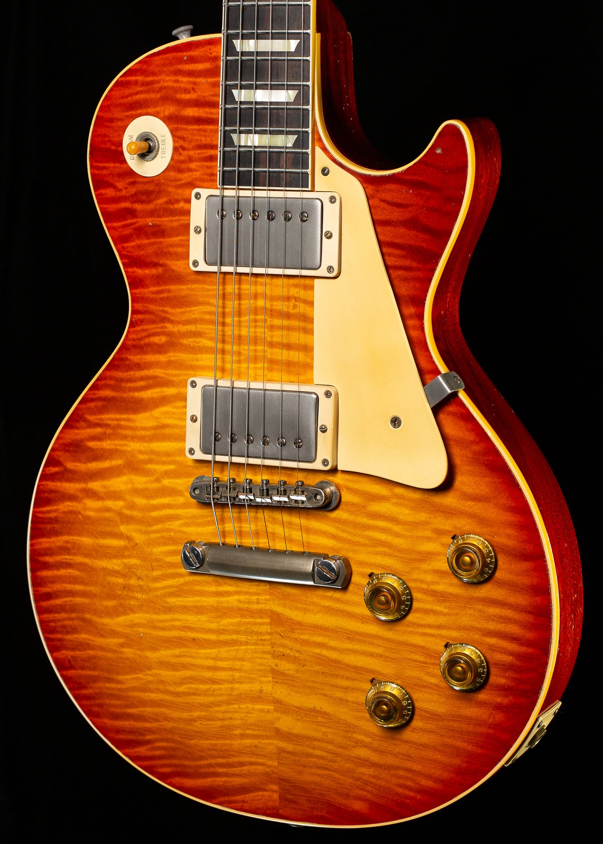 Gibson Custom Shop 1959 Les Paul Standard Brazilian Rosewood Tom's Cherry Murphy Lab Aged (233)