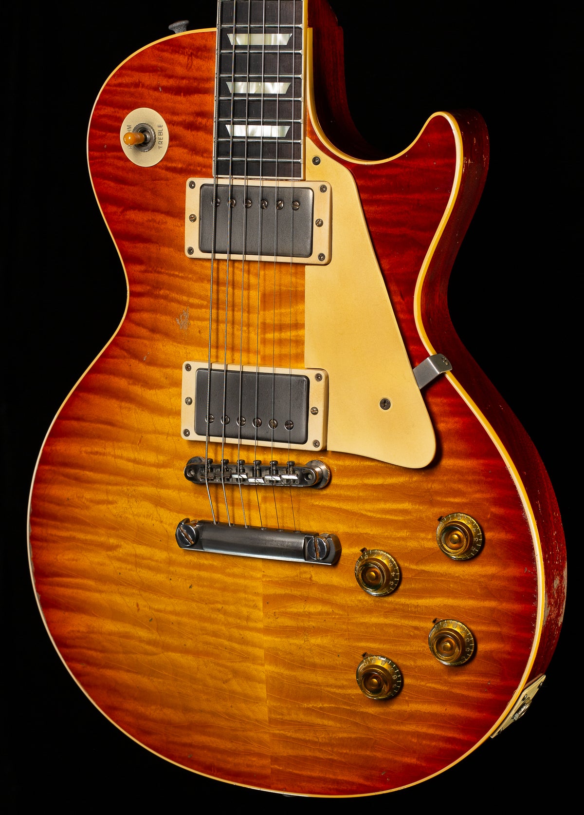 Gibson Custom Shop 1959 Les Paul Standard Brazilian Rosewood Tom's Cherry Murphy Lab Aged (243)
