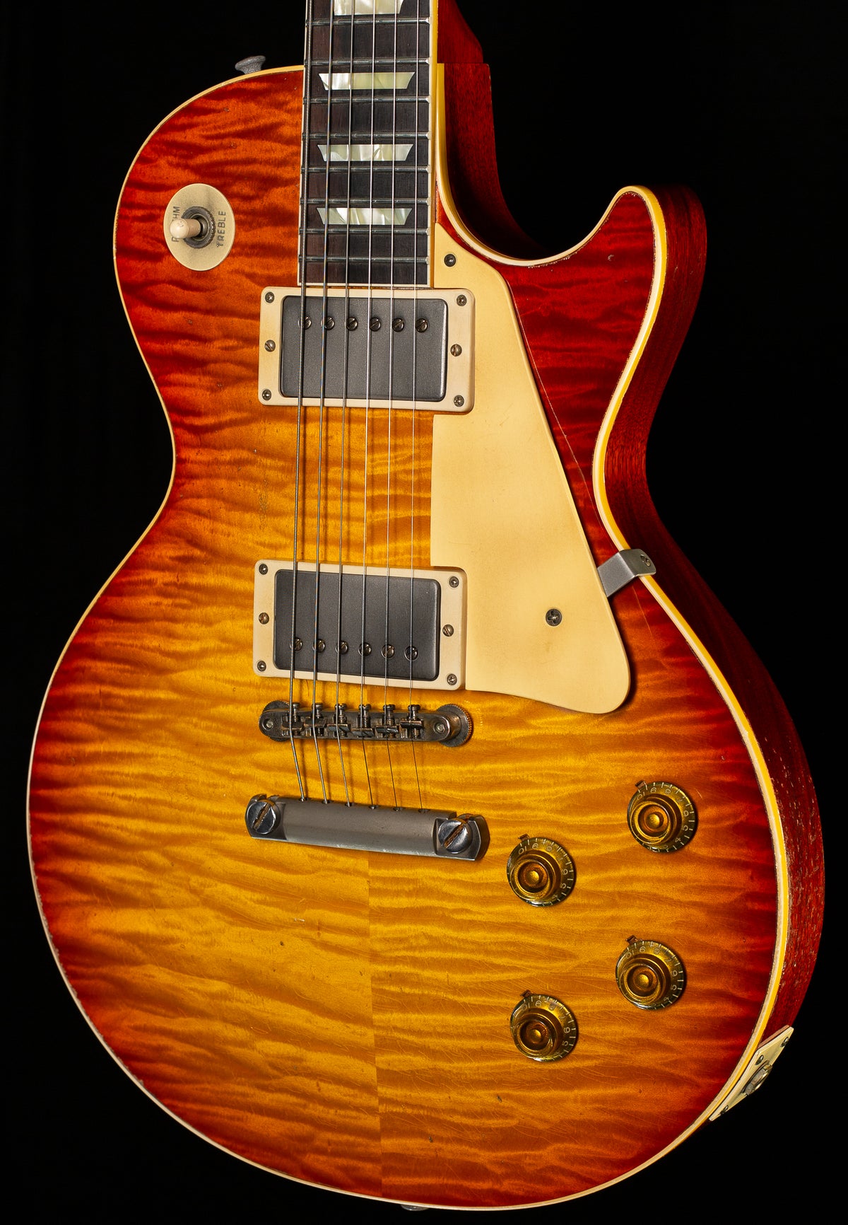 Gibson Custom Shop 1959 Les Paul Standard Brazilian Rosewood Tom's Cherry Murphy Lab Aged (258)
