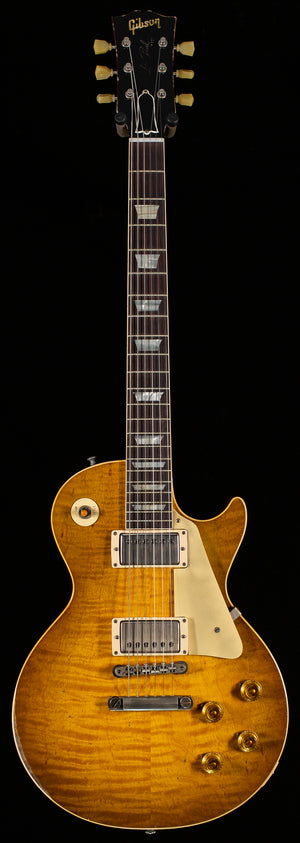 Gibson Custom Shop 1959 Les Paul Standard Green Lemon Fade Murphy Lab Heavy Aged (758)