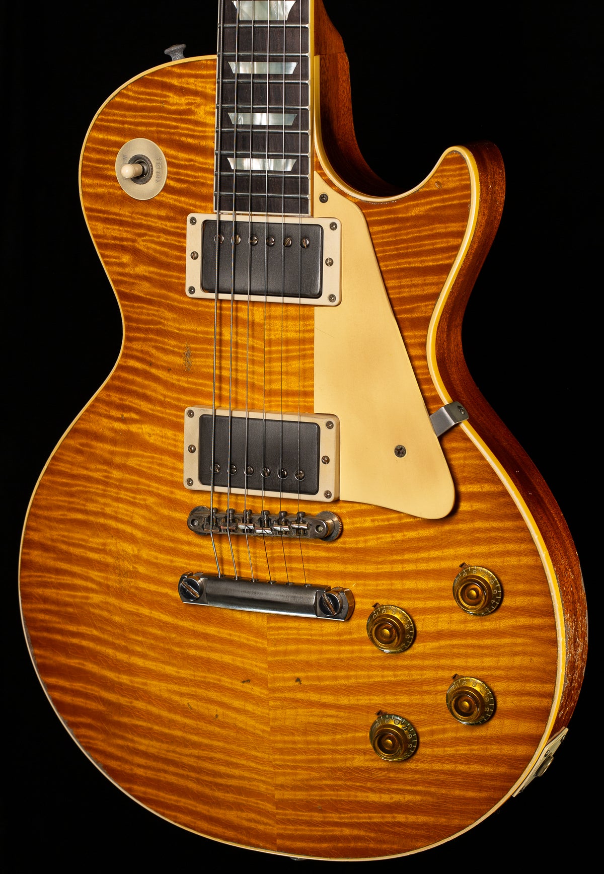 Gibson Custom Shop 1959 Les Paul Standard Brazilian Rosewood Tom's Lemon Murphy Lab Aged (277)
