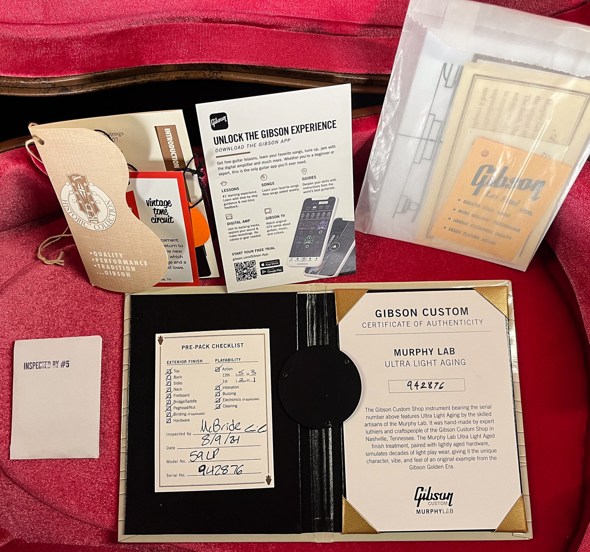 Gibson Custom Shop 1959 Les Paul Reissue Kindred Burst Murphy Lab Ultra Light Aged (876)