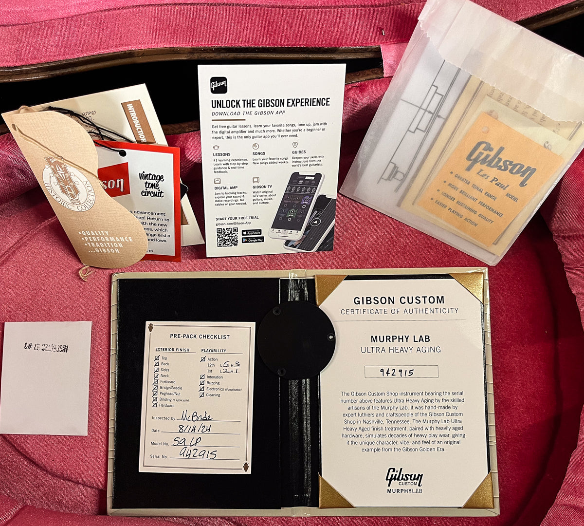 Gibson Custom Shop 1959 Les Paul Standard Kindred Burst Murphy Lab Ultra Heavy Aged (915)