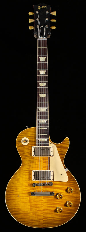 Gibson Custom Shop 1959 Les Paul Standard Green Lemon Fade Murphy Lab Heavy Aged (162)