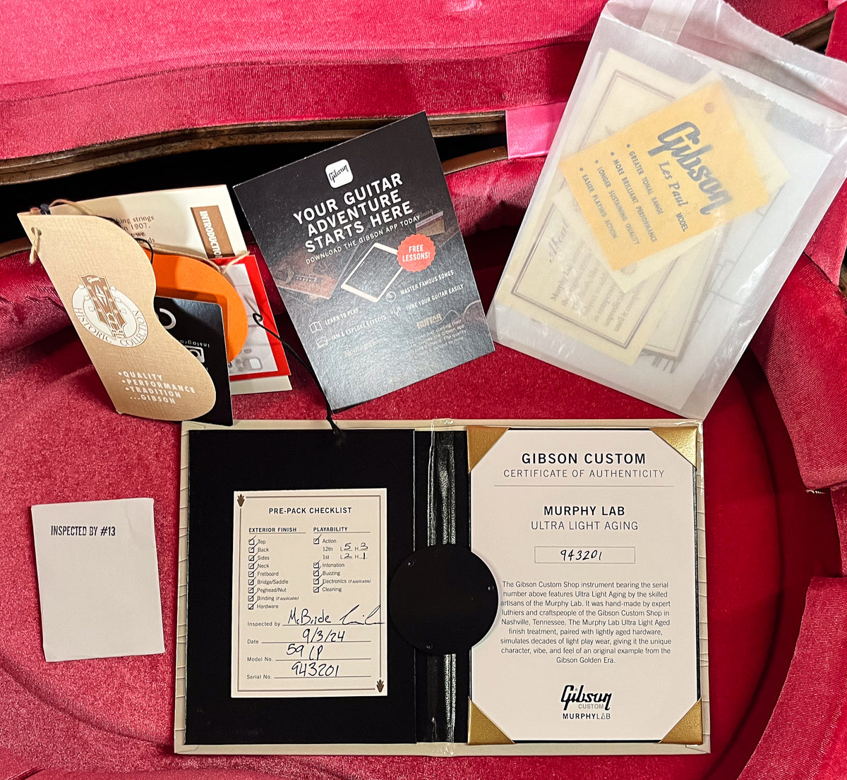 Gibson Custom Shop 1959 Les Paul Reissue Sunrise Tea Burst Murphy Lab Ultra Light Aged (201)