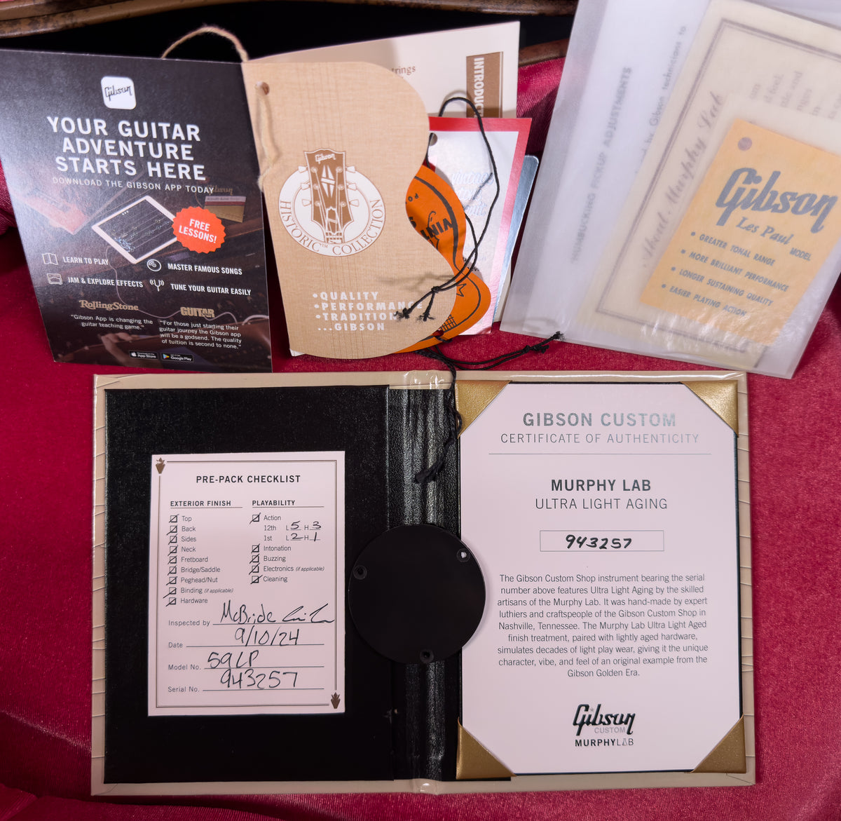 Gibson Custom Shop 1959 Les Paul Reissue Sunrise Teaburst Murphy Lab Ultra Light Aged (257)