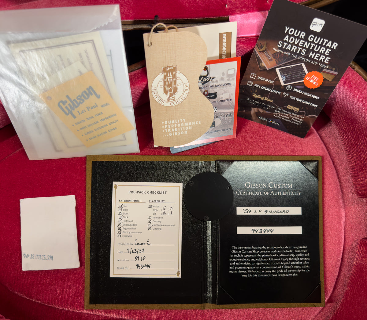 Gibson Custom Shop 1959 Les Paul Standard Sunrise Tea Burst VOS (444)
