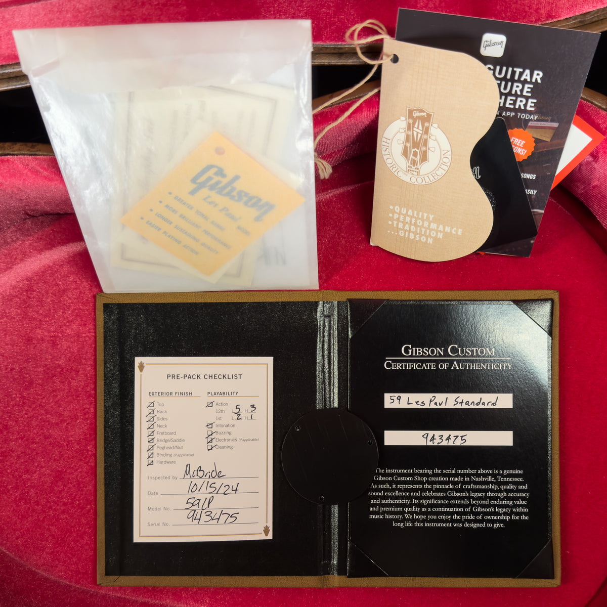 Gibson Custom Shop 1959 Les Paul Standard Factory Burst VOS (475)