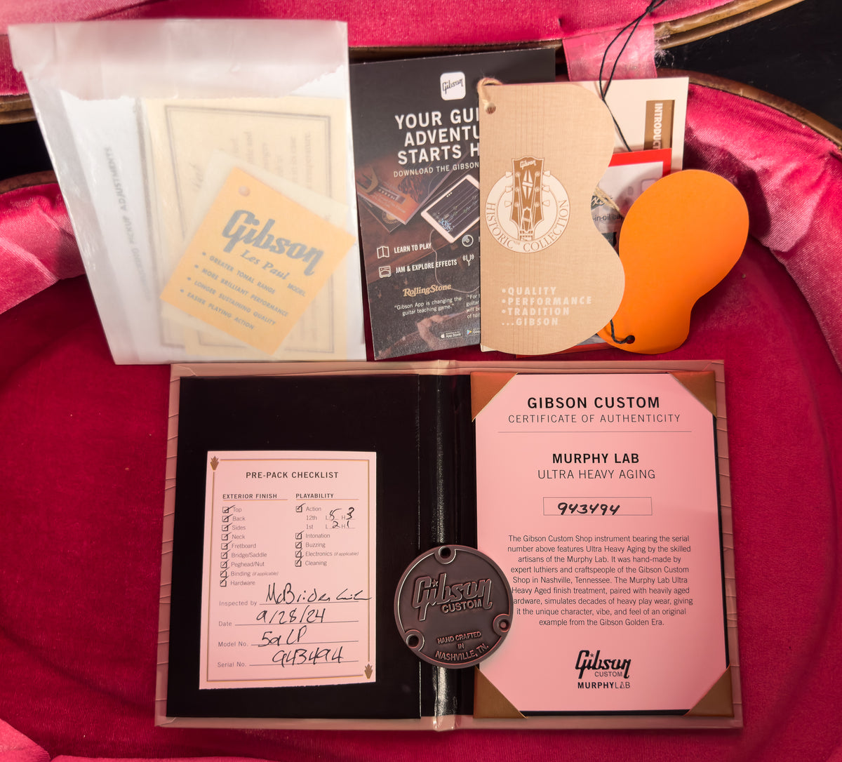 2024 Gibson Custom Shop 1959 Les Paul Standard Factory Burst Murphy Lab Ultra Heavy Aged