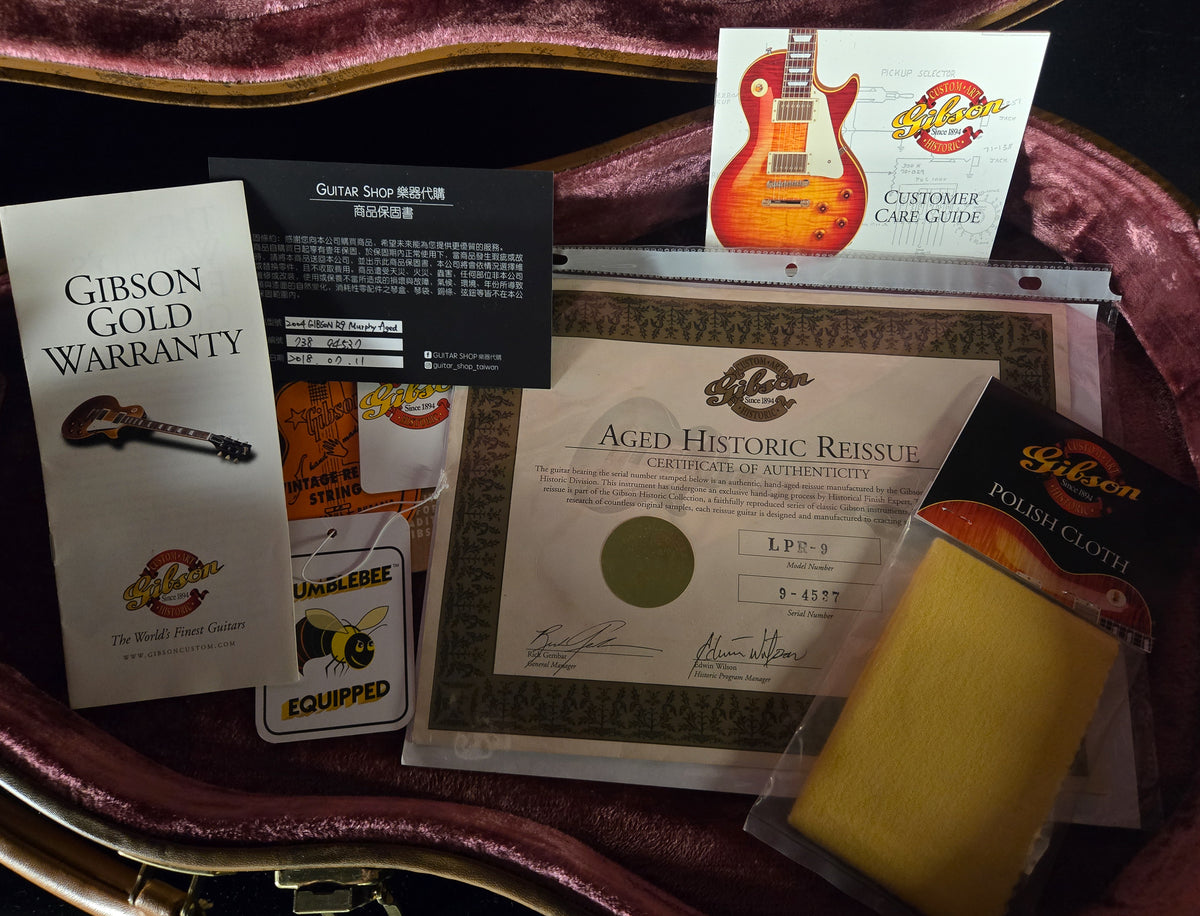 2004 Gibson Custom Shop Yamano 1959 Les Paul Standard Tom Murphy Aged Butterscotch