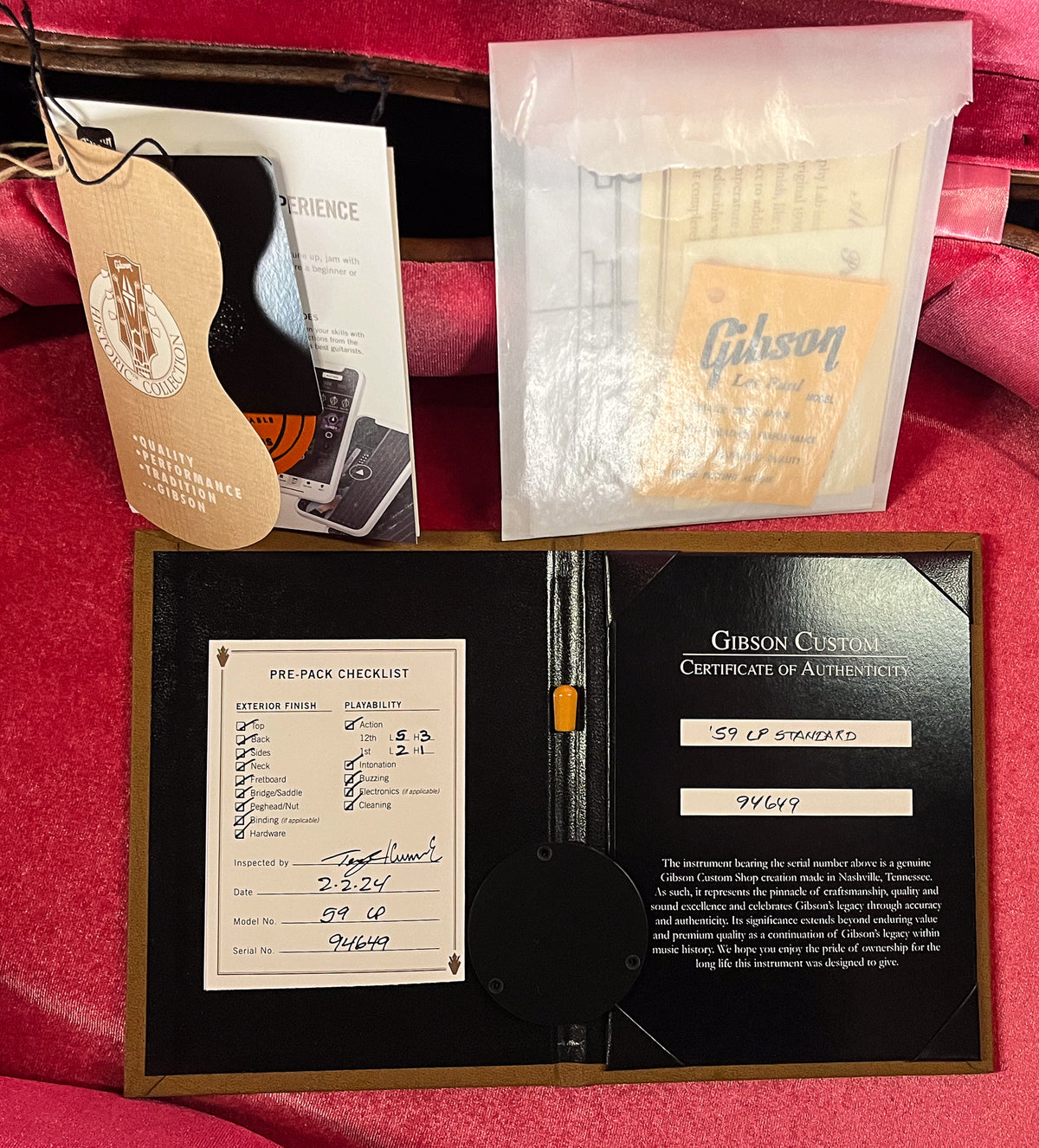 Gibson Custom Shop 1959 Les Paul Standard Kindred Burst VOS NH (649)