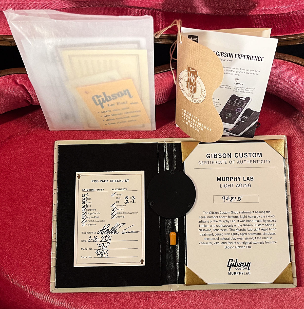 Gibson Custom Shop 1959 Les Paul Standard Reissue Slow Iced Tea Fade Murphy Lab Light Aged (815)