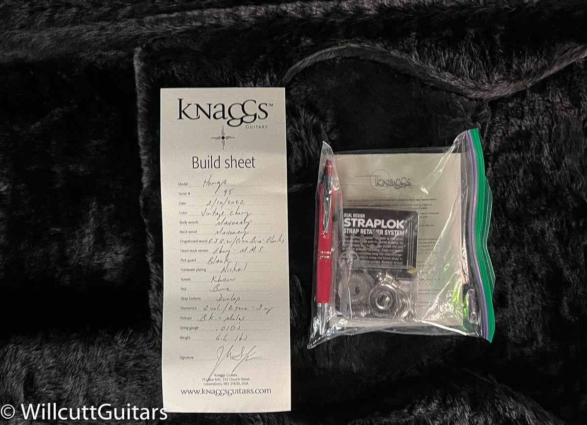 Knaggs Influence Honga Vintage Cherry Gloss Relic
