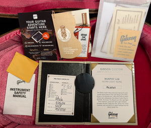 Gibson Custom Shop 1959 Les Paul Reissue Sunrise Teaburst Murphy Lab Ultra Light Aged (838)