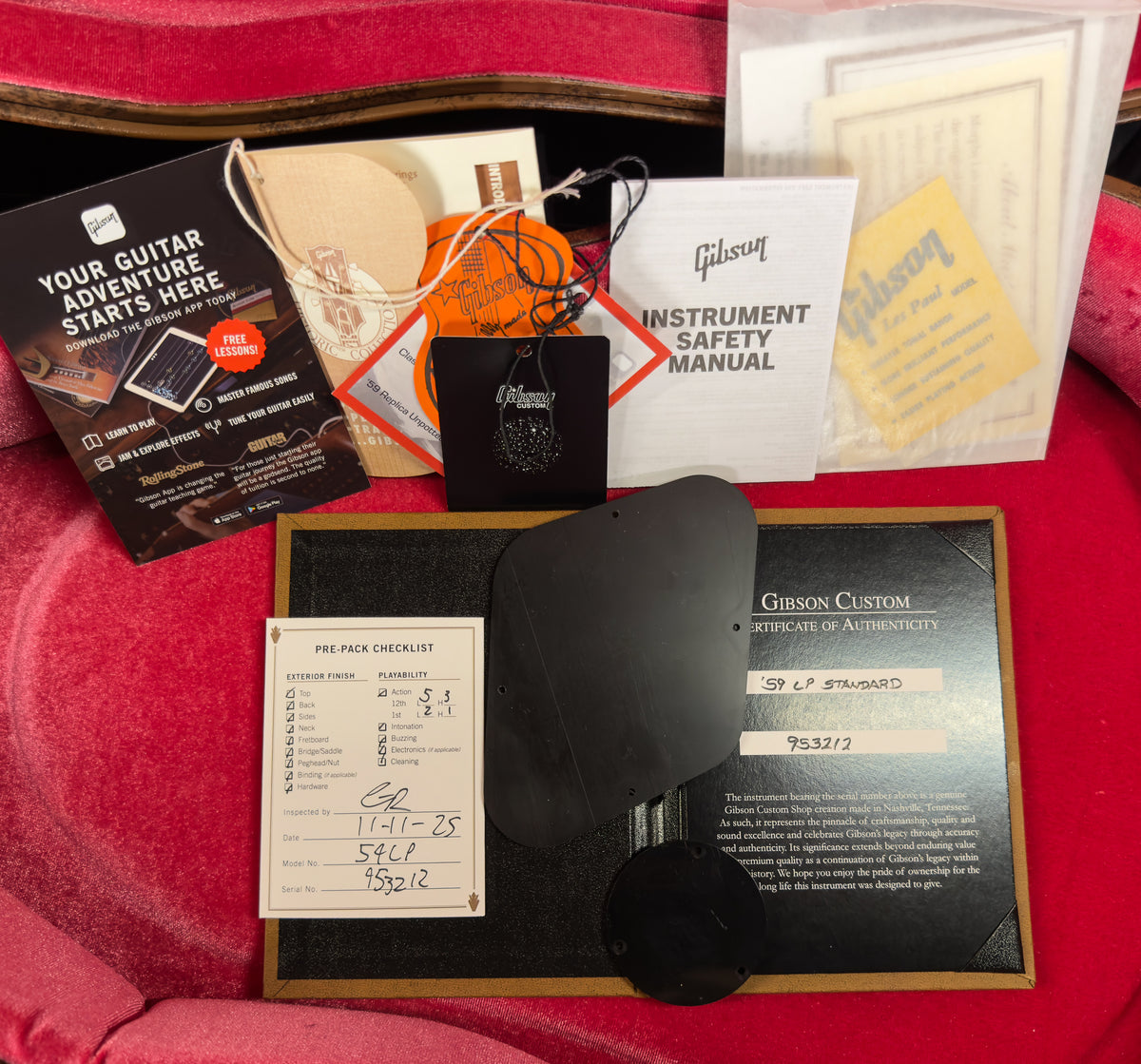 Gibson Custom Shop 1959 Les Paul Standard Washed Cherry Sunburst VOS (212)