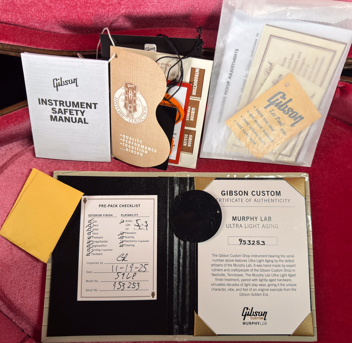 Gibson Custom Shop 1959 Les Paul Standard Factory Burst Murphy Lab Ultra Light Aged (253)