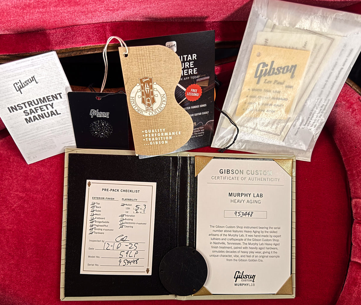 Gibson Custom Shop Greatest Hits Vol II 1959 Les Paul Standard Purple Tiger Murphy Lab Heavy Aged (448)