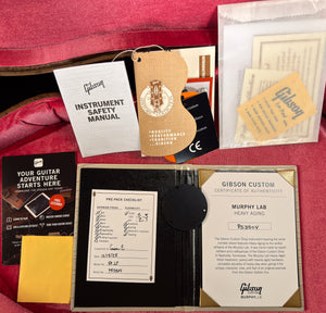 Gibson Custom Shop 1959 Les Paul Standard Mismatched Top BOTB #110 Golden Poppy Burst Murphy Lab Heavy Aged (504)