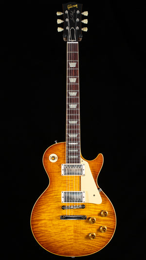 Gibson Custom Shop 1959 Les Paul Standard Golden Poppy Burst Willcutt Cloudbucker Pickups (058)