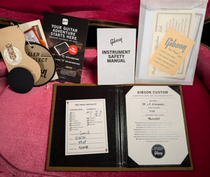 Gibson Custom Shop 1959 Les Paul Standard Golden Poppy Burst Willcutt Cloudbucker Pickups (058)