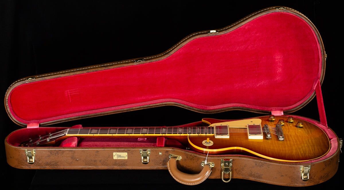 Gibson Custom Shop 1959 Les Paul Standard Murphy Lab Ultra Light Aged Golden Poppy Burst Willcutt Cloudbuckers (082)